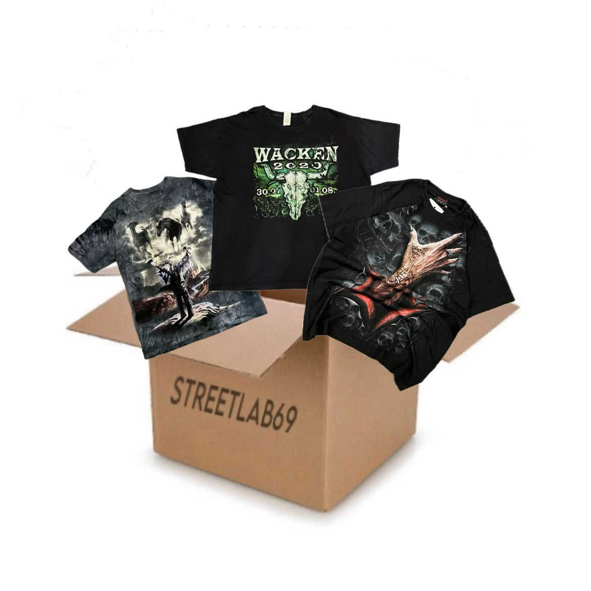 Mystery T-Shirt Premium | Limited Edition Graphic Tee: Metal - Punk - Underground - Alternative Brand - 1 Pezzo